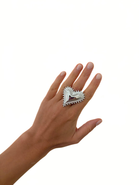 Bague ajustable YSABELLA argentée