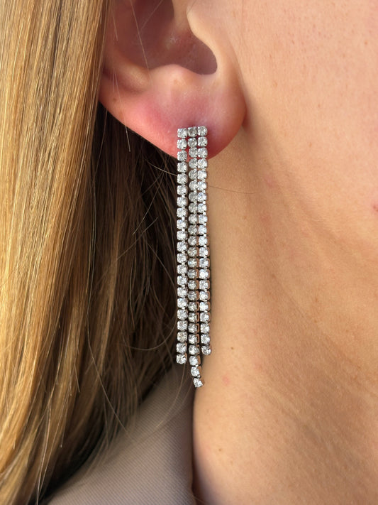 Boucles YULI argentées