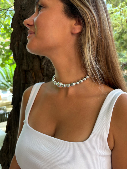 ATHENS silver necklace