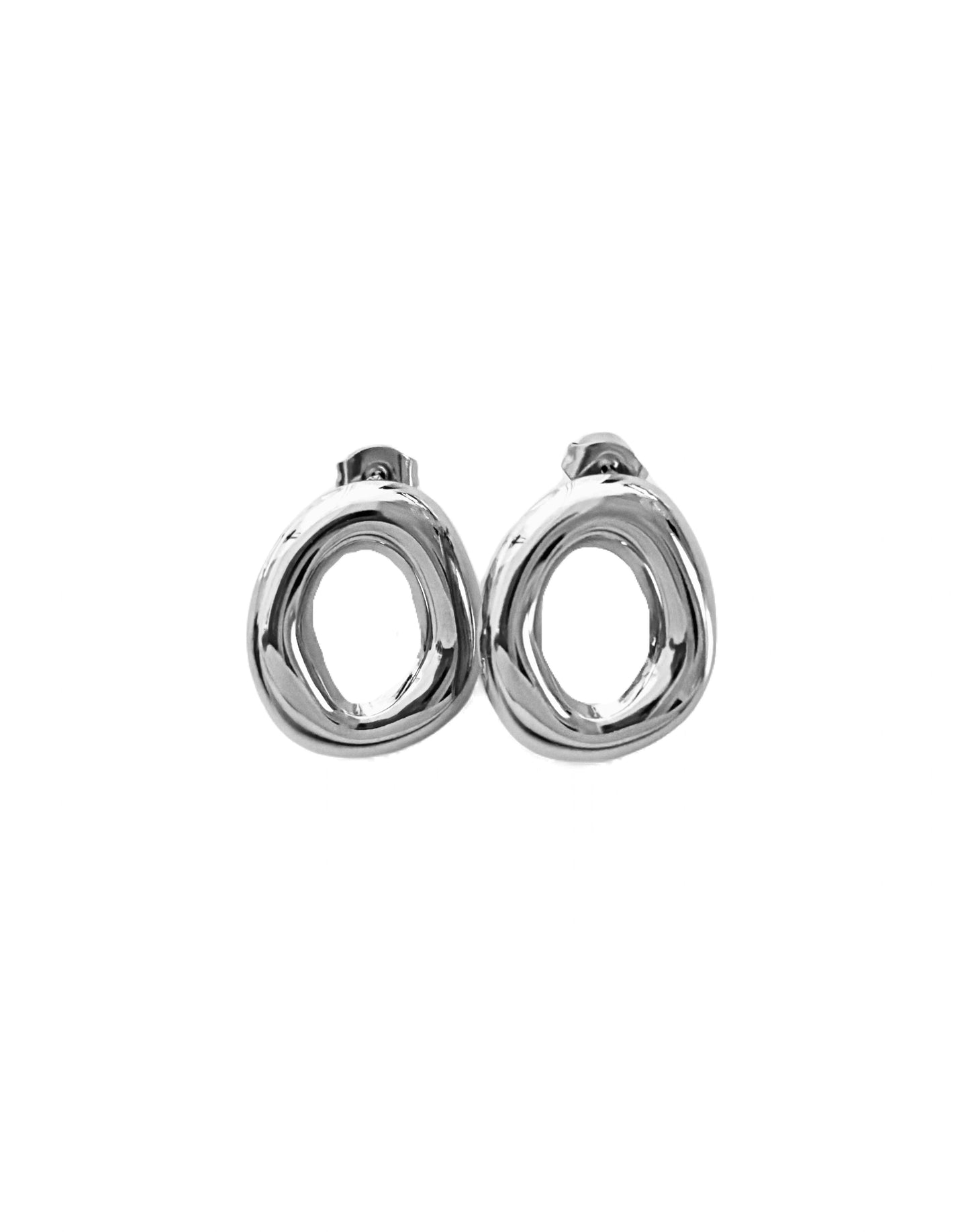 Boucles ASTRID argentées