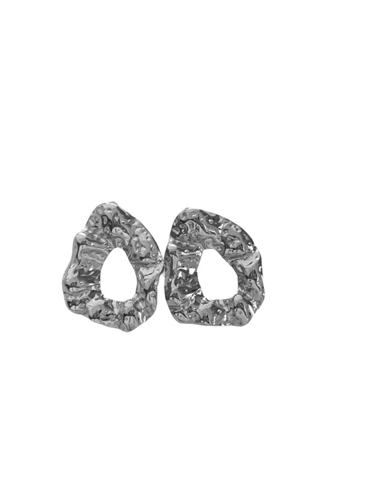 Boucles CAMILA argentées