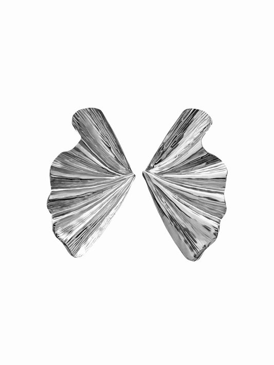 Boucles RHYS argentées