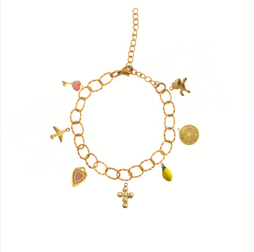 Bracelet personnalisé doré