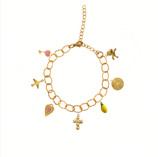 Bracelet personnalisé doré