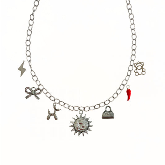 Collier personnalisé argenté