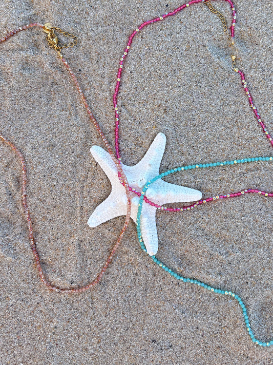 Collier YSALINE rose