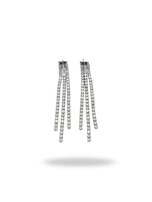 Boucles YULI argentées