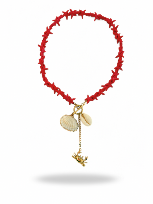 Collier COMPOSÉ rouge